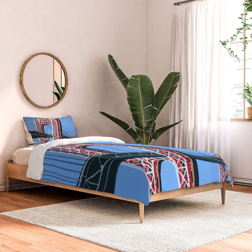 DENY Designs yonkers gwbridge Comforter