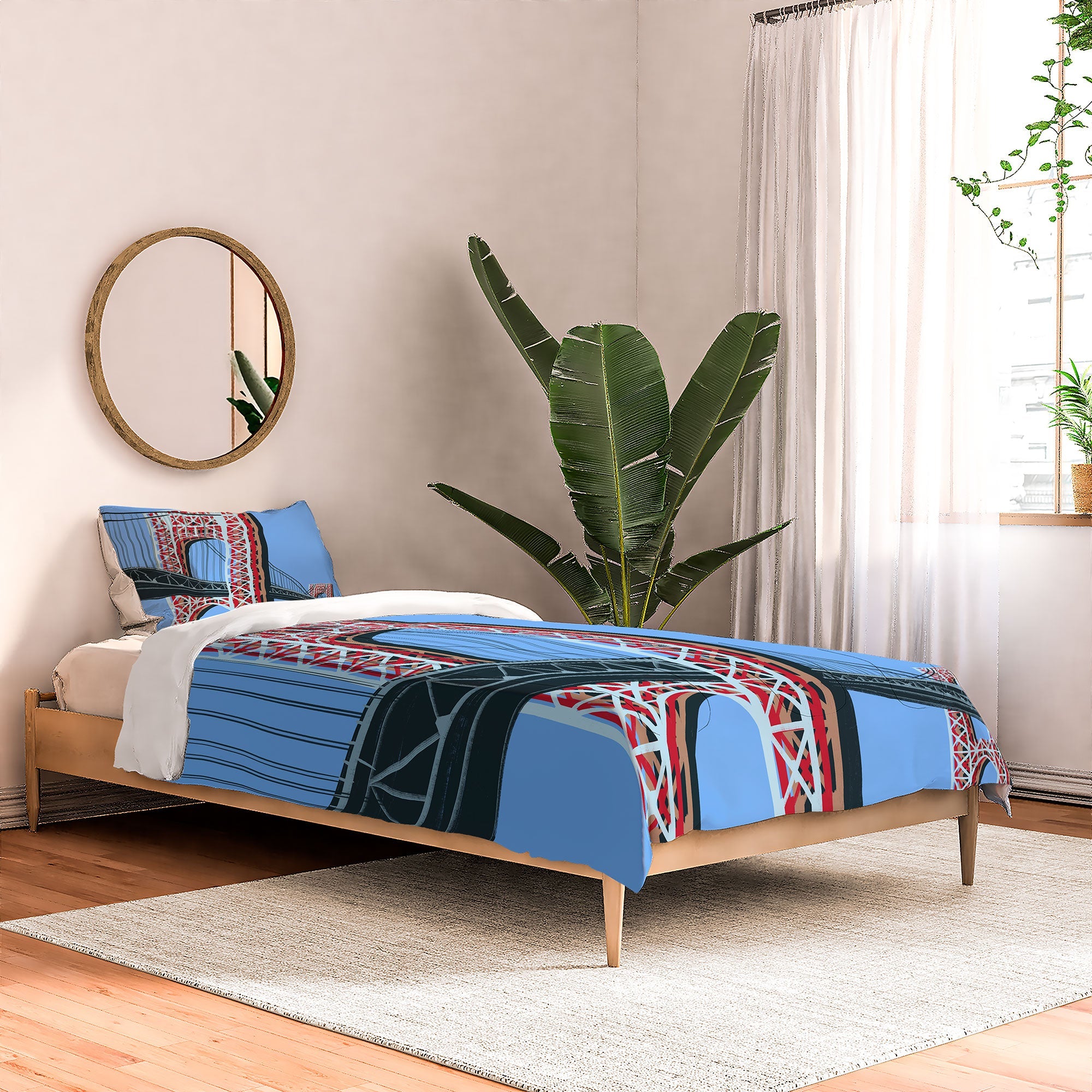 DENY Designs yonkers gwbridge Comforter