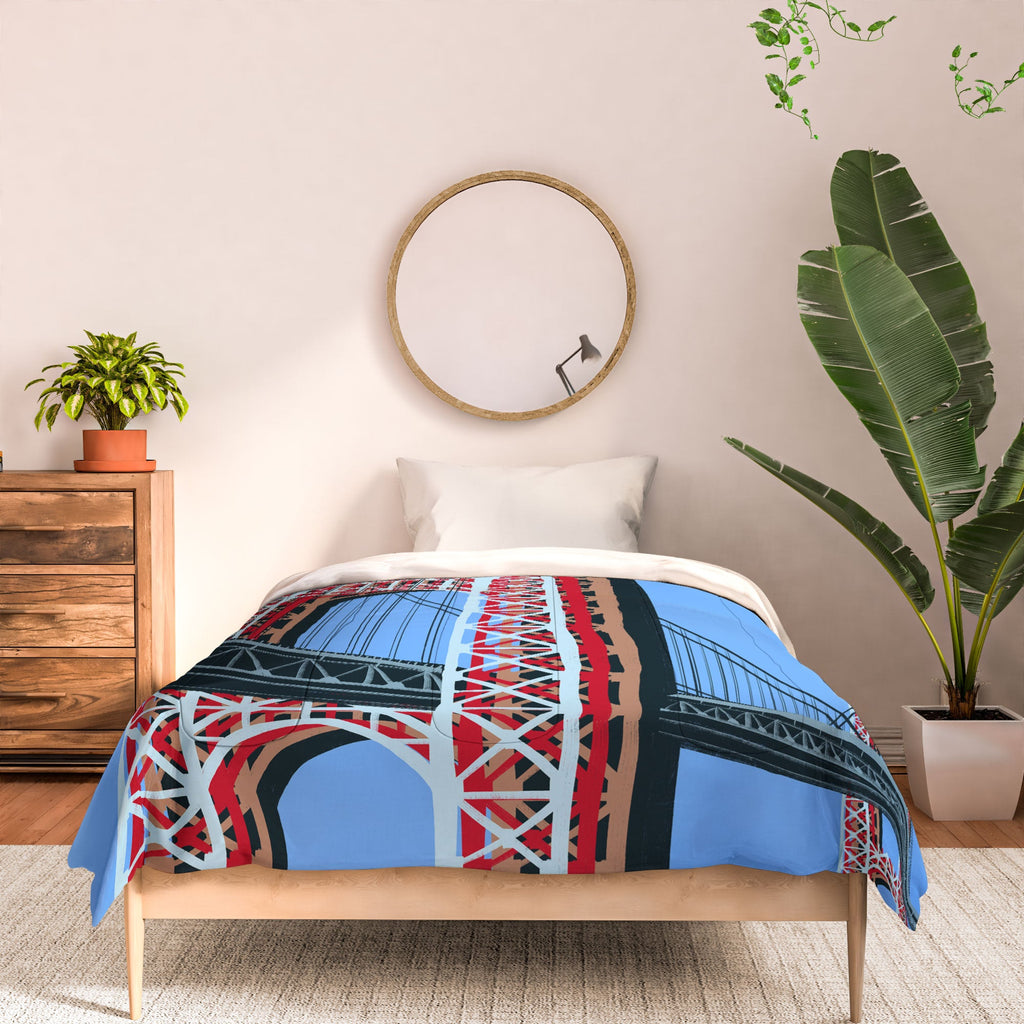DENY Designs yonkers gwbridge Comforter
