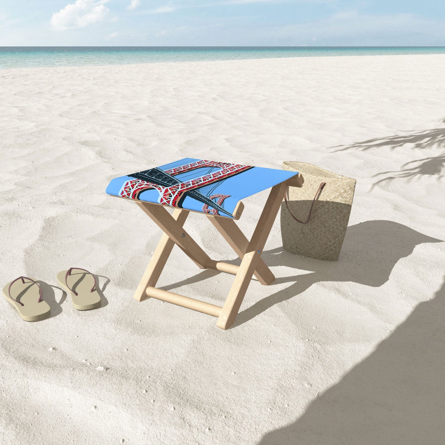 DENY Designs yonkers gwbridge Folding Stool