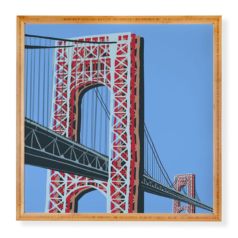 DENY Designs yonkers gwbridge Framed Wall Art