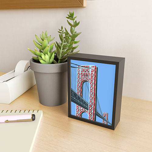 DENY Designs yonkers gwbridge Framed Mini Art Print