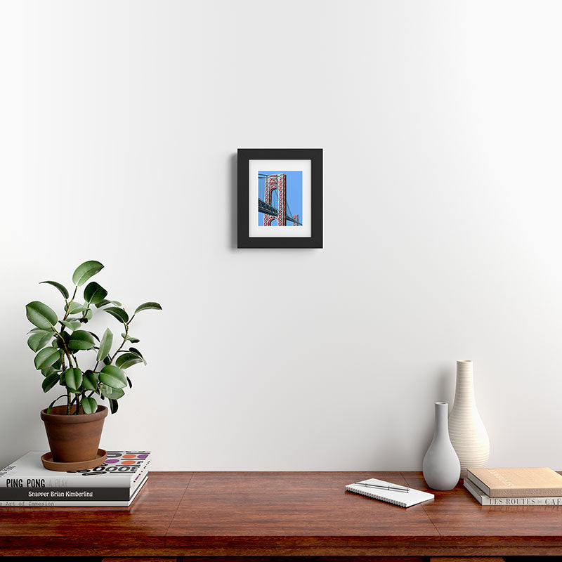 DENY Designs yonkers gwbridge Framed Art Print