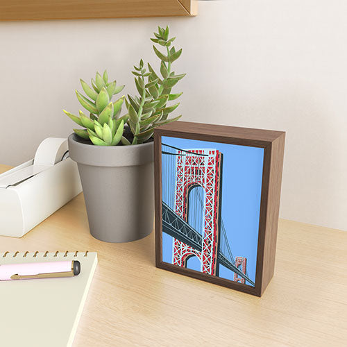 DENY Designs yonkers gwbridge Framed Mini Art Print