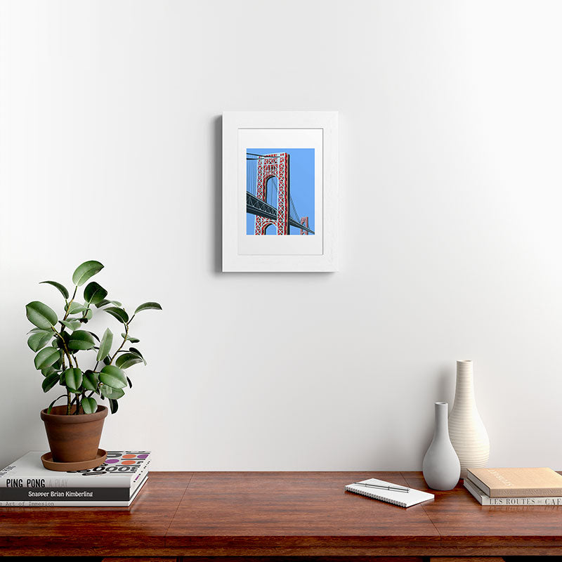DENY Designs yonkers gwbridge Framed Art Print