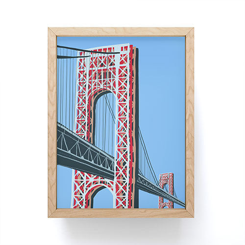 DENY Designs yonkers gwbridge Framed Mini Art Print