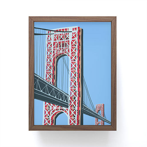 DENY Designs yonkers gwbridge Framed Mini Art Print