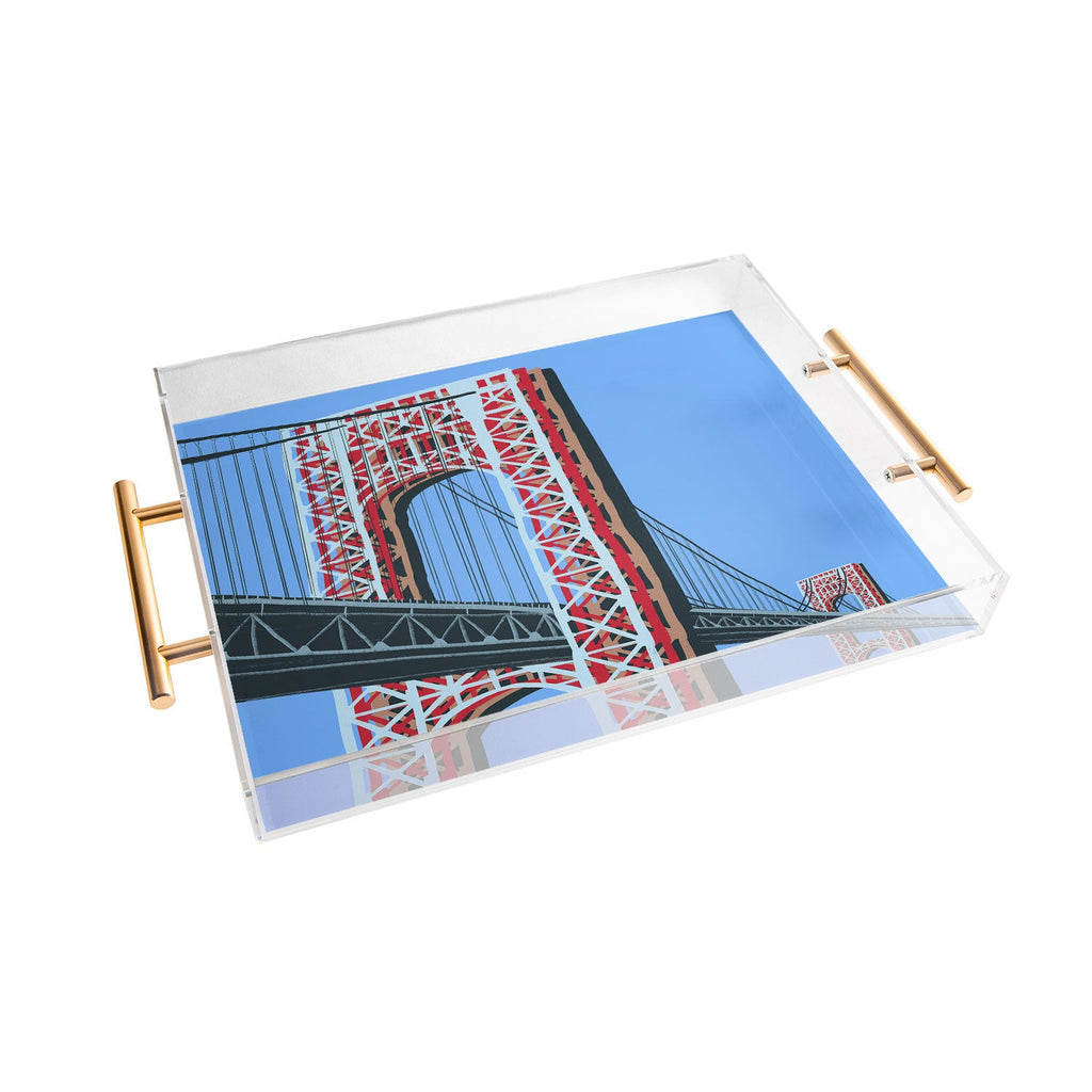 DENY Designs yonkers gwbridge Acrylic Tray
