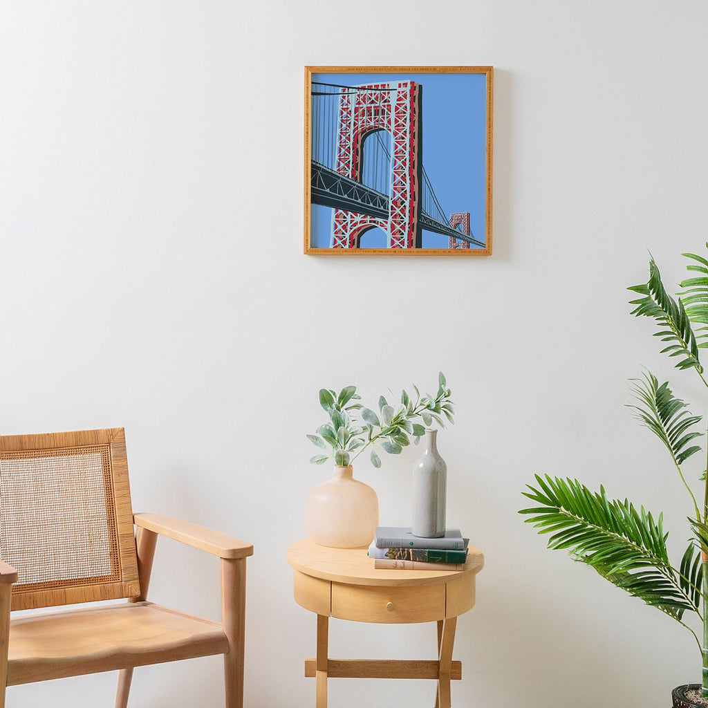 DENY Designs yonkers gwbridge Framed Wall Art
