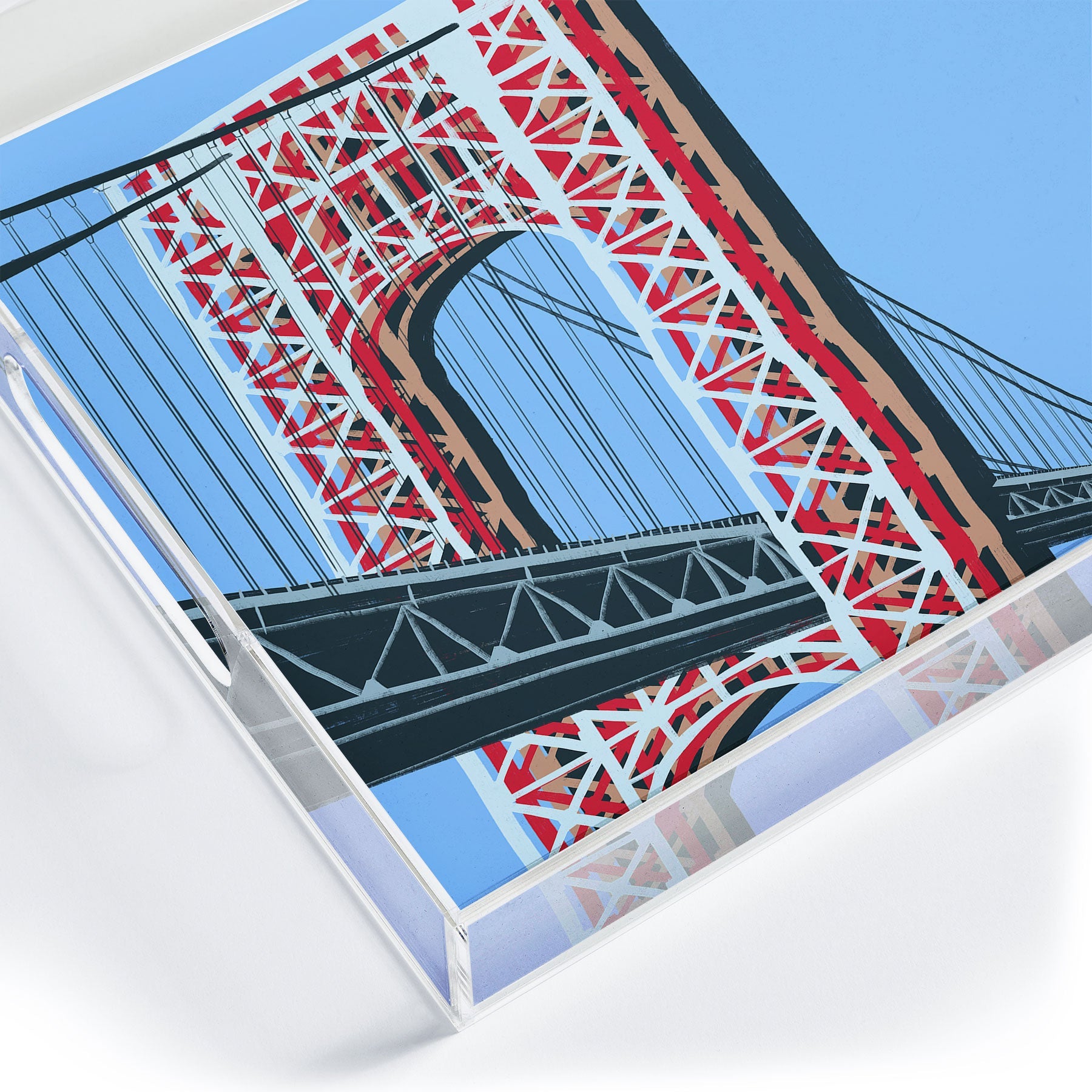 DENY Designs yonkers gwbridge Acrylic Tray