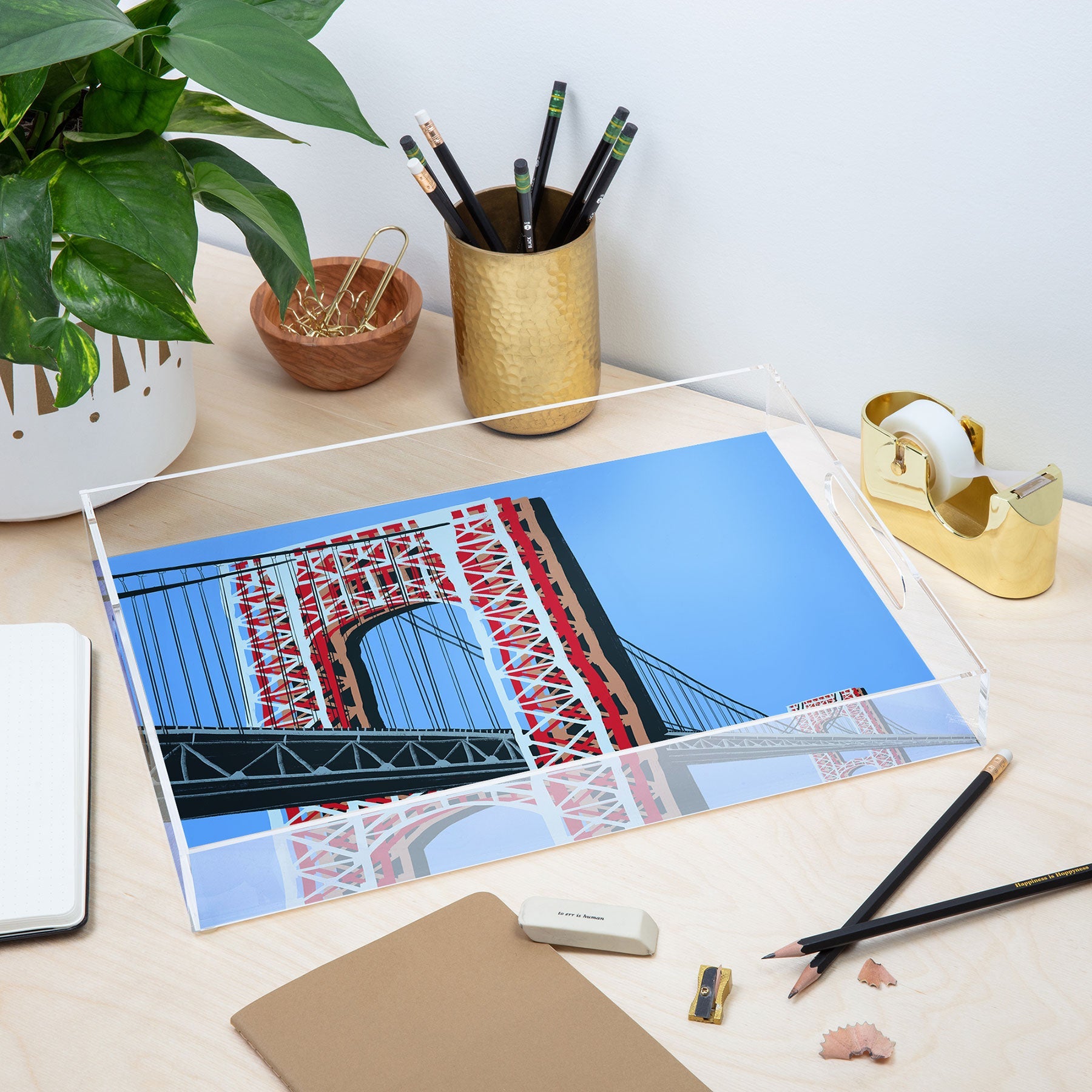 DENY Designs yonkers gwbridge Acrylic Tray