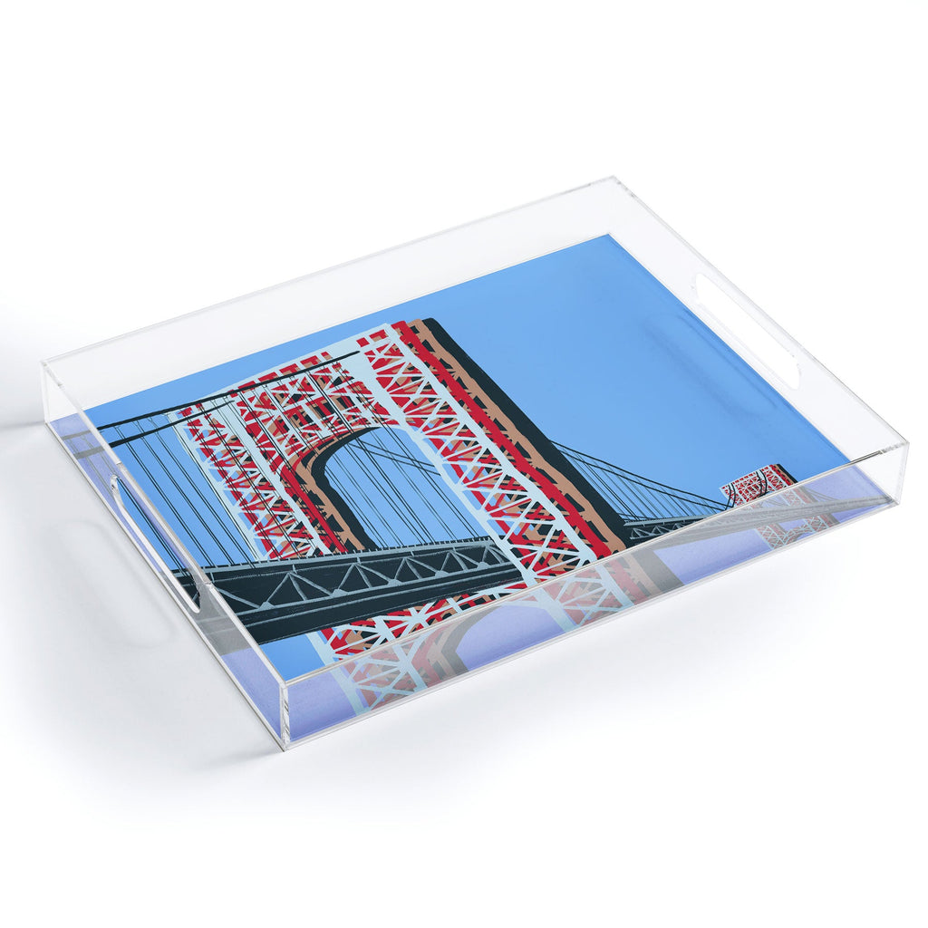 DENY Designs yonkers gwbridge Acrylic Tray