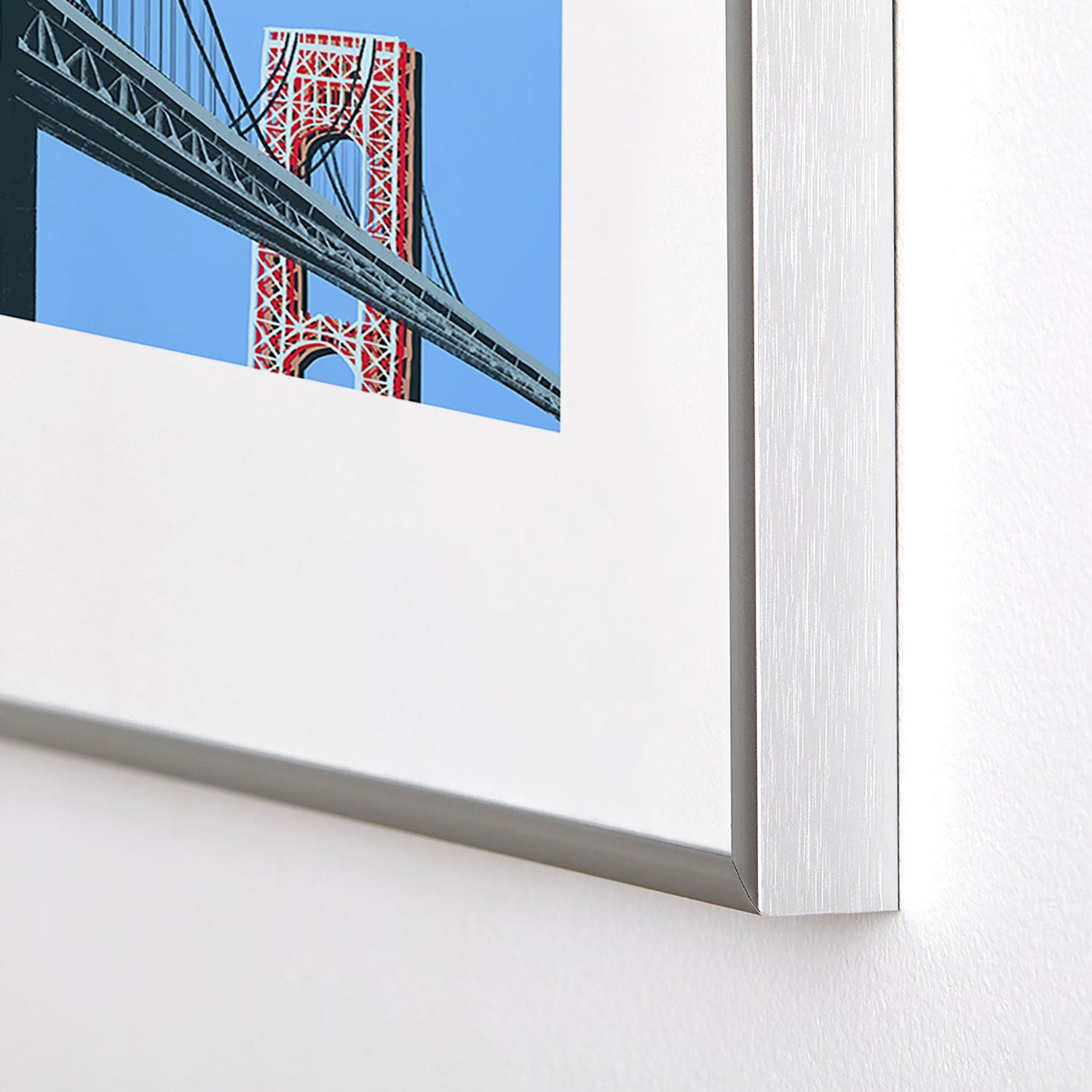 DENY Designs yonkers gwbridge Metal Framed Art Print