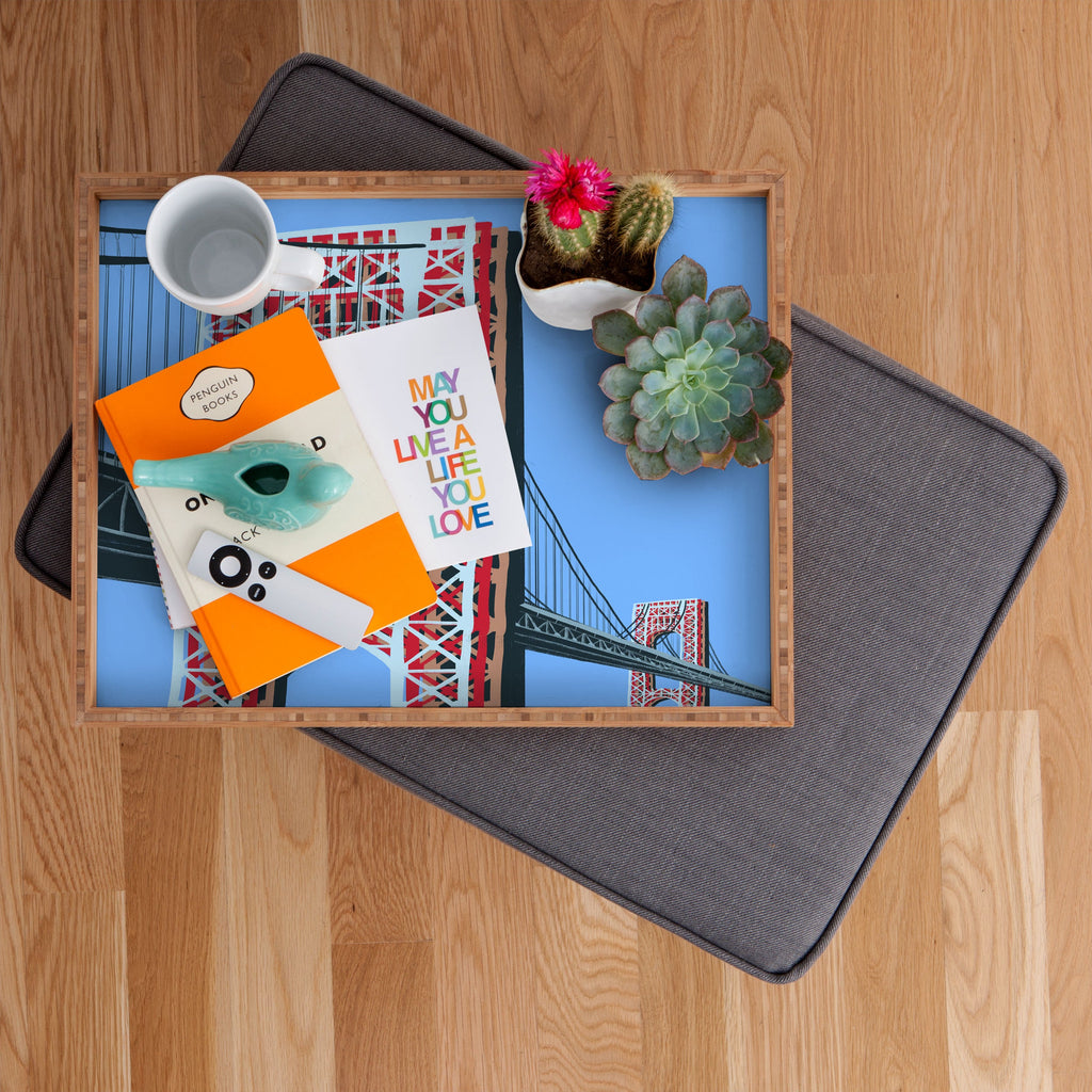 DENY Designs yonkers gwbridge Rectangular Tray