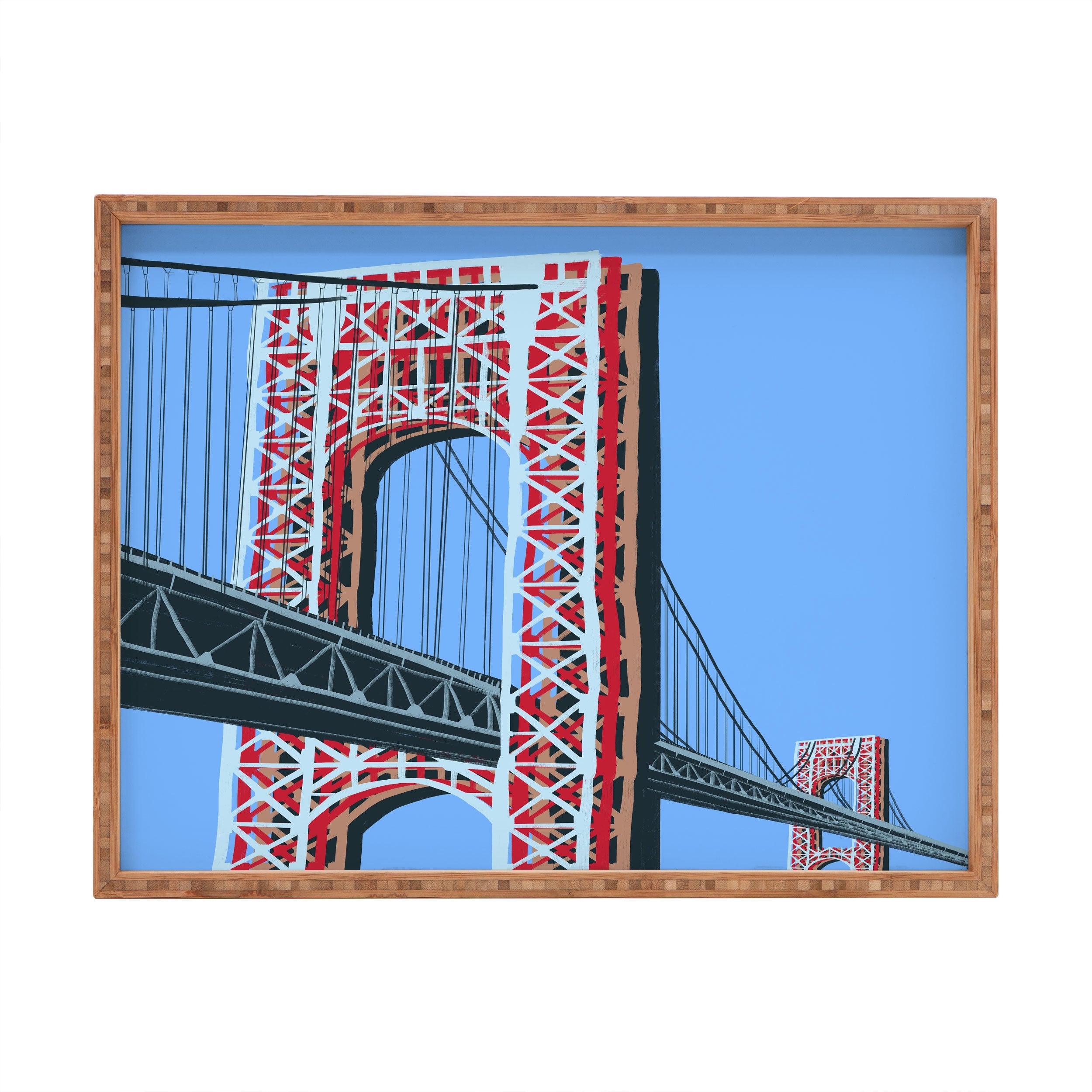 DENY Designs yonkers gwbridge Rectangular Tray