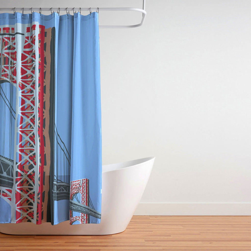 DENY Designs yonkers gwbridge Shower Curtain