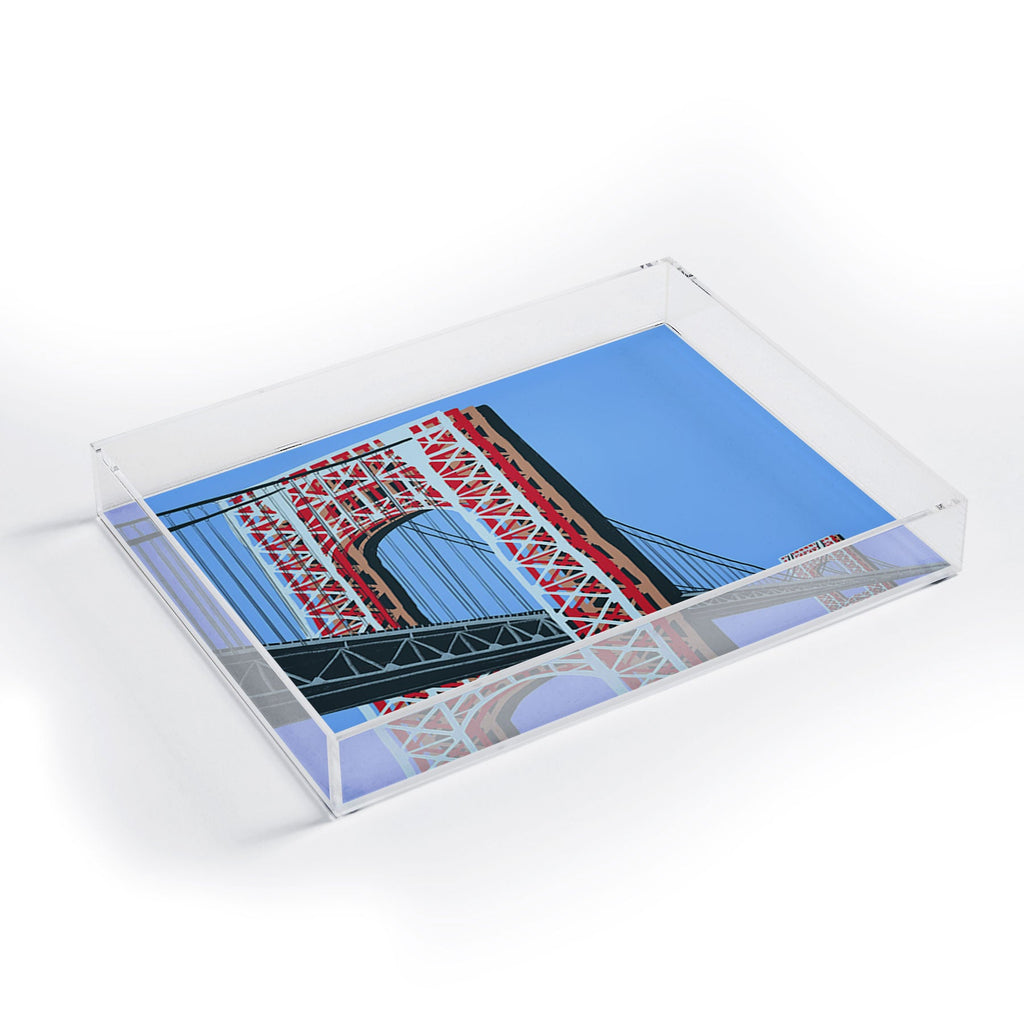 DENY Designs yonkers gwbridge Acrylic Tray
