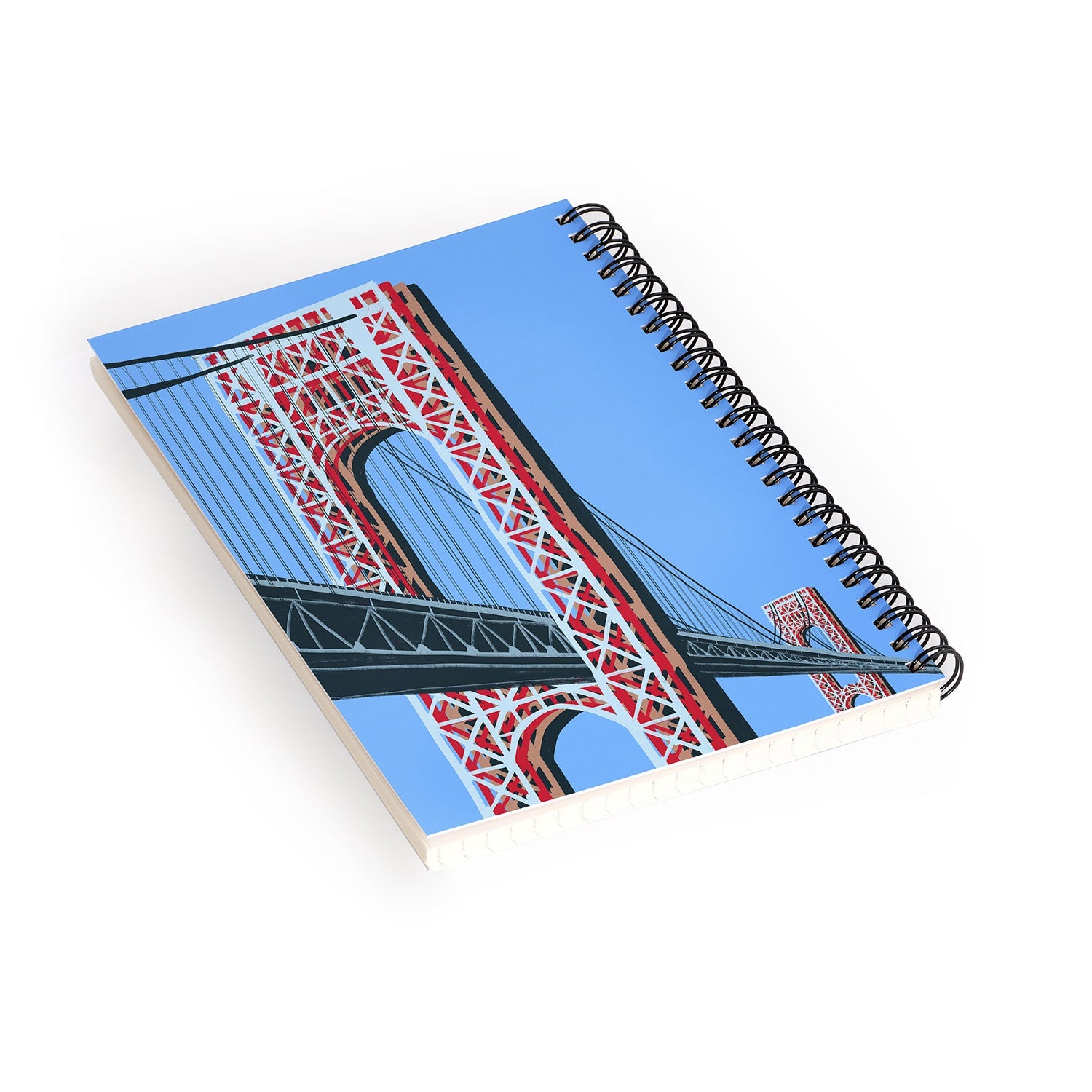 DENY Designs yonkers gwbridge Spiral Notebook