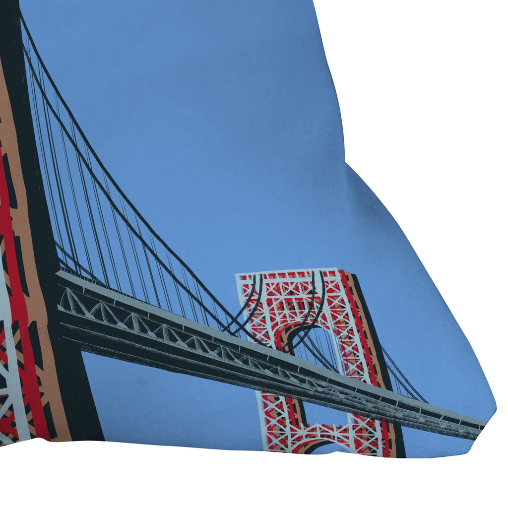 DENY Designs yonkers gwbridge Outdoor Throw Pillow