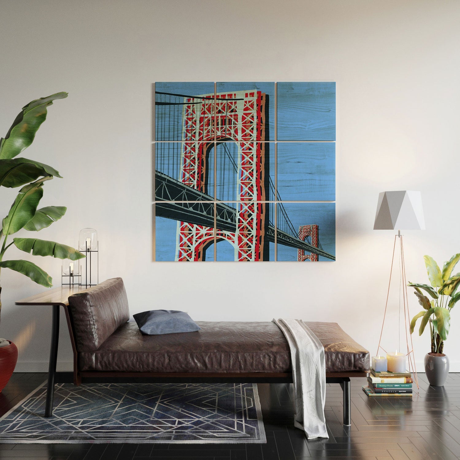 DENY Designs yonkers gwbridge Wood Wall Mural