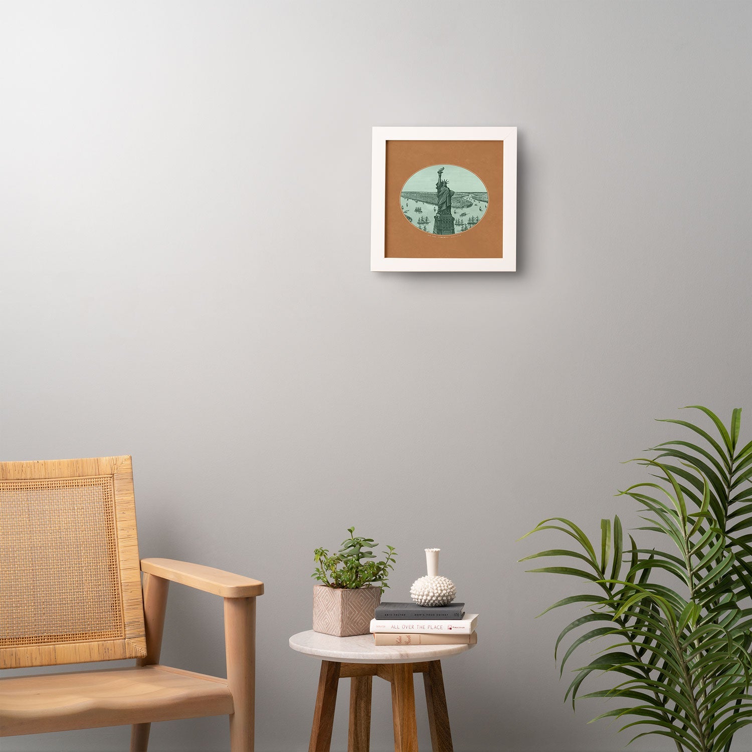DENY Designs yonkers liberty Framed Wall Art