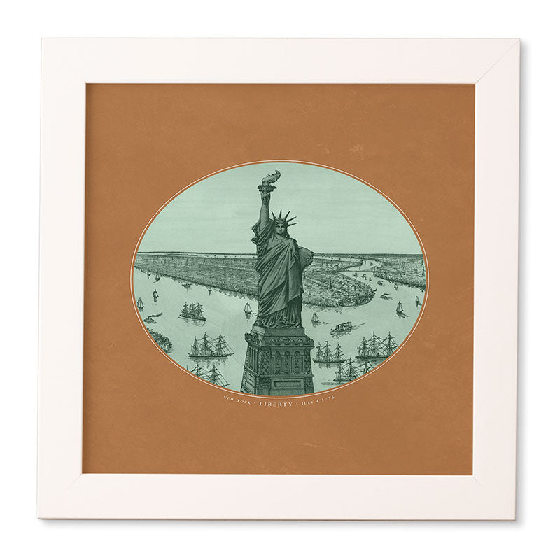 DENY Designs yonkers liberty Framed Wall Art