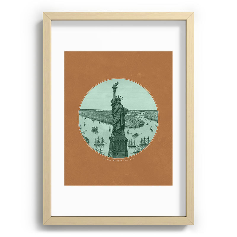 DENY Designs yonkers liberty Recessed Framing Rectangle