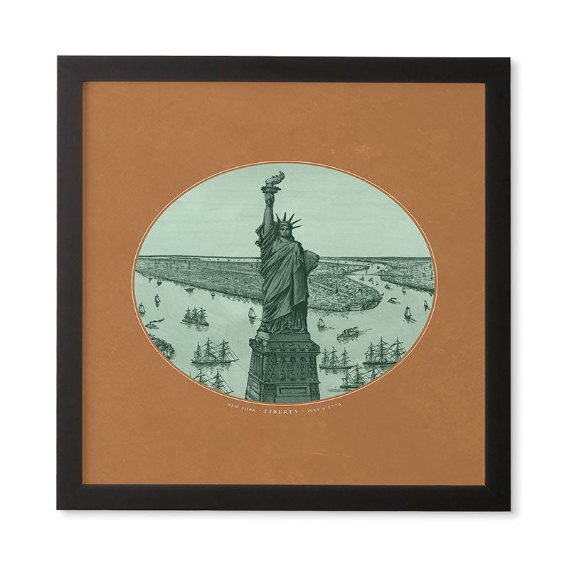 DENY Designs yonkers liberty Framed Wall Art