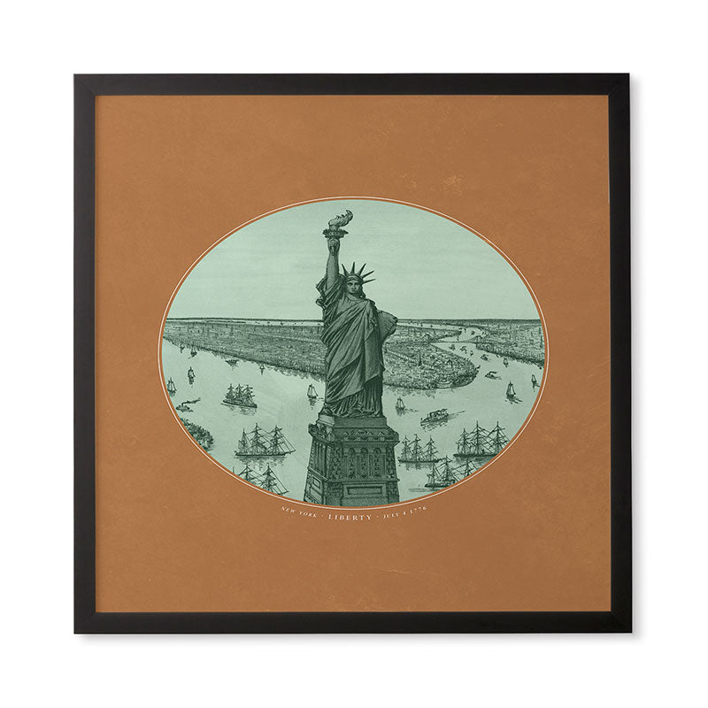 DENY Designs yonkers liberty Framed Wall Art