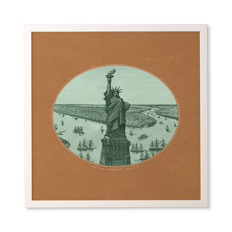 DENY Designs yonkers liberty Framed Wall Art