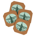 DENY Designs yonkers liberty Coaster Set
