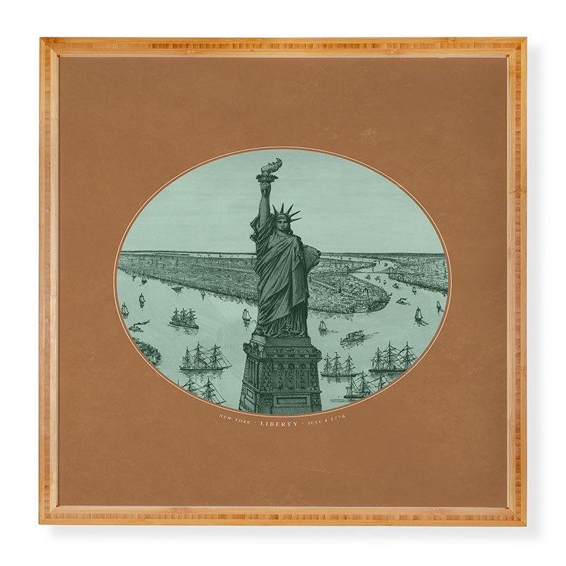 DENY Designs yonkers liberty Framed Wall Art