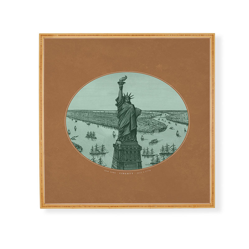 DENY Designs yonkers liberty Framed Wall Art
