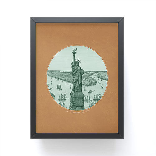 DENY Designs yonkers liberty Framed Mini Art Print