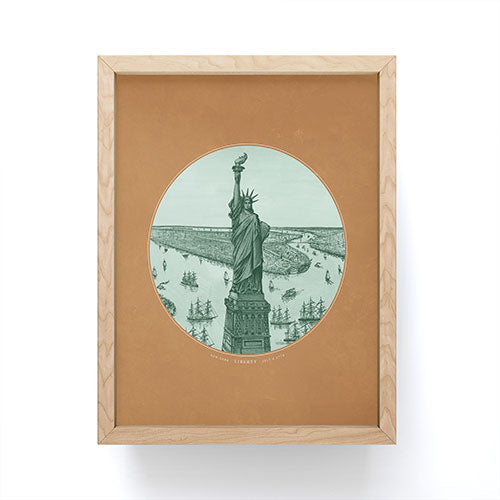 DENY Designs yonkers liberty Framed Mini Art Print