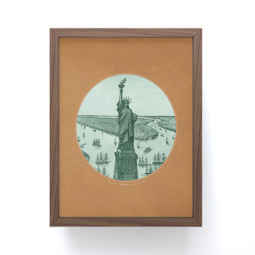 DENY Designs yonkers liberty Framed Mini Art Print