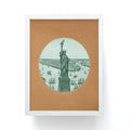 DENY Designs yonkers liberty Framed Mini Art Print