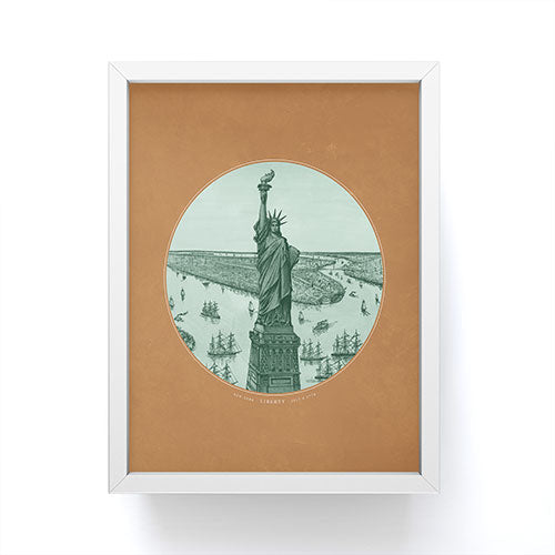 DENY Designs yonkers liberty Framed Mini Art Print