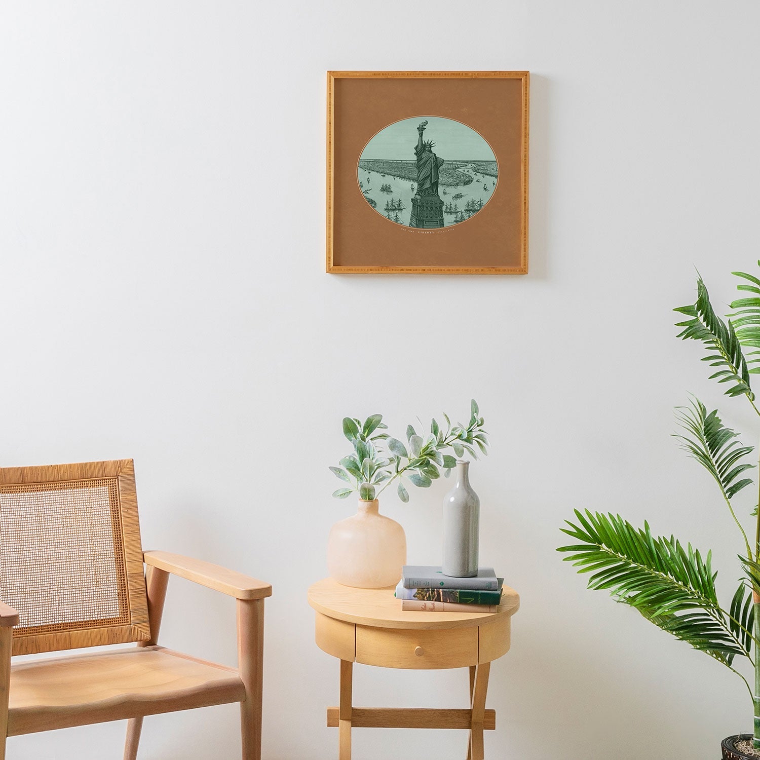 DENY Designs yonkers liberty Framed Wall Art