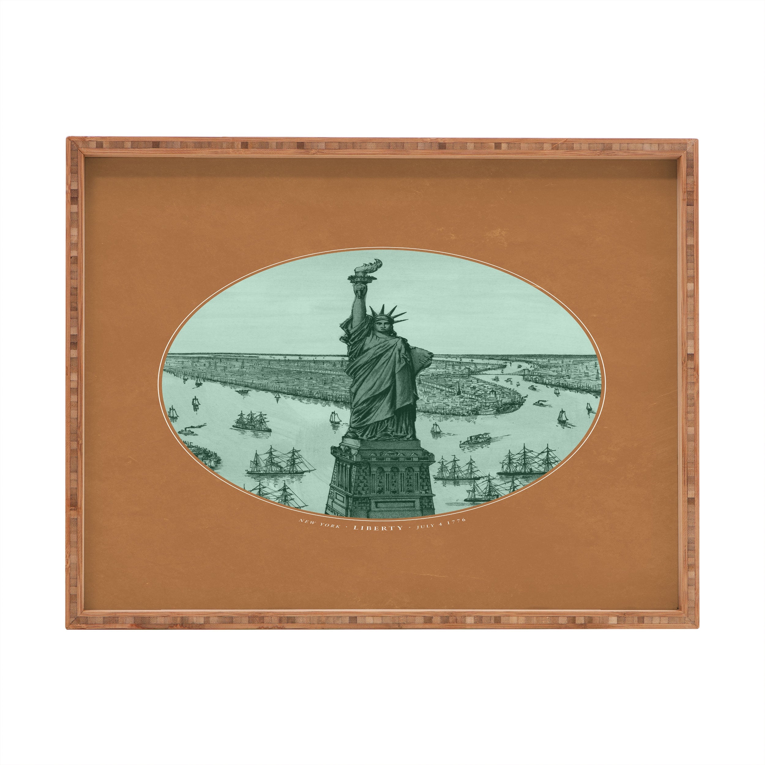 DENY Designs yonkers liberty Rectangular Tray