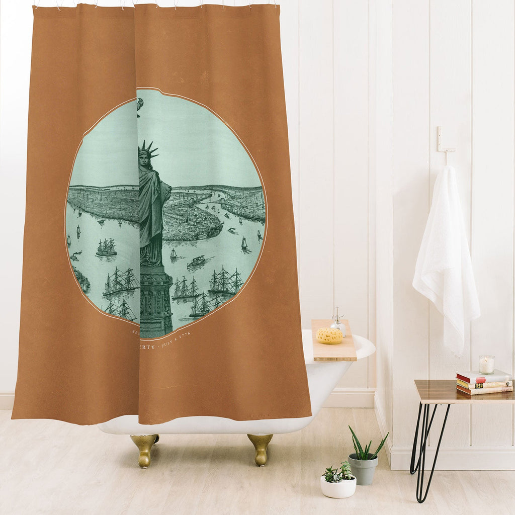 DENY Designs yonkers liberty Shower Curtain