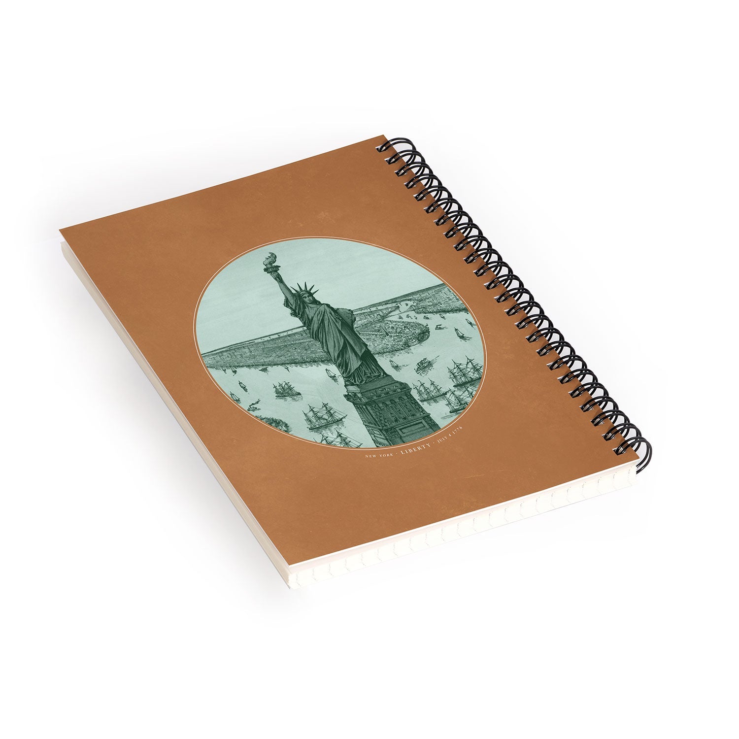 DENY Designs yonkers liberty Spiral Notebook