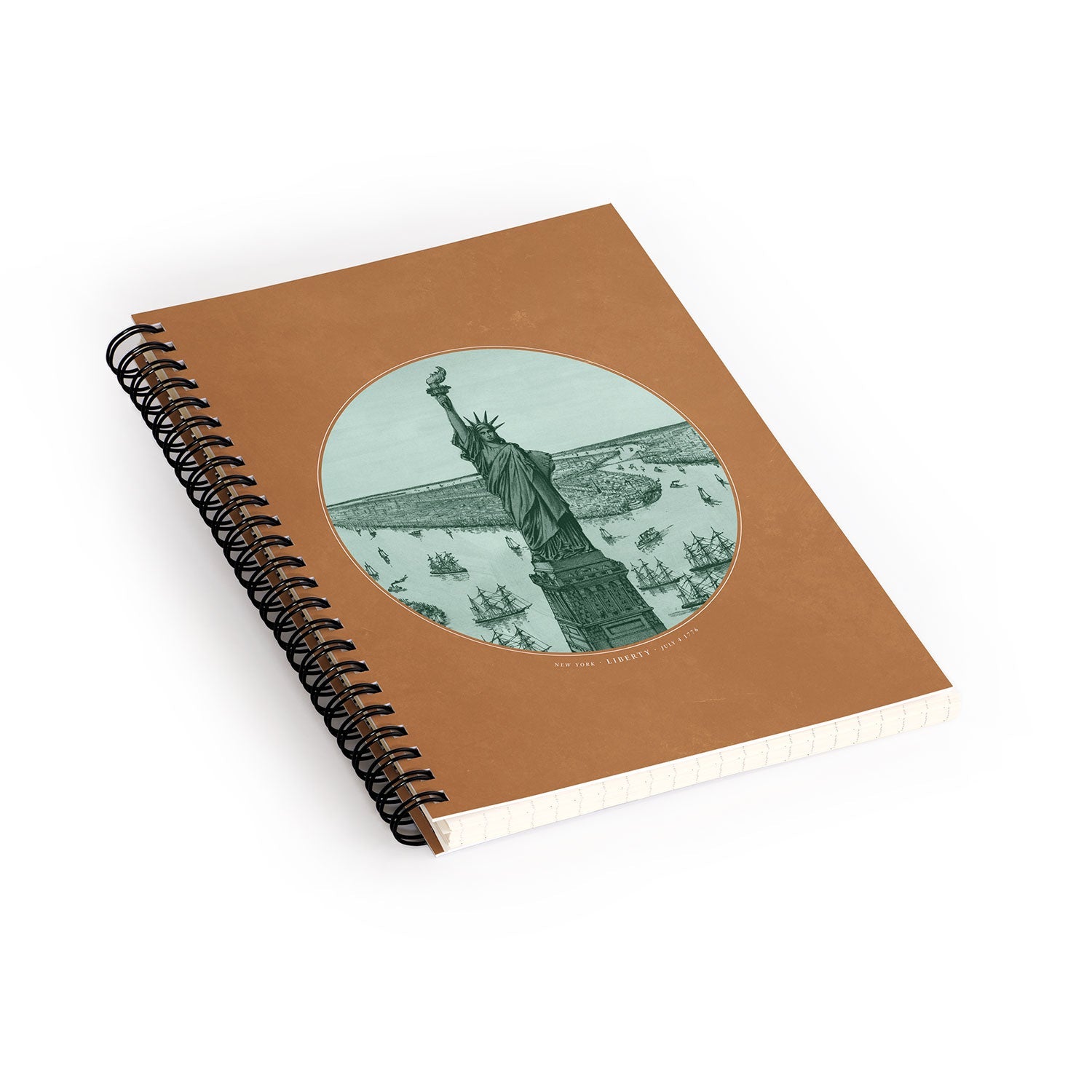 DENY Designs yonkers liberty Spiral Notebook