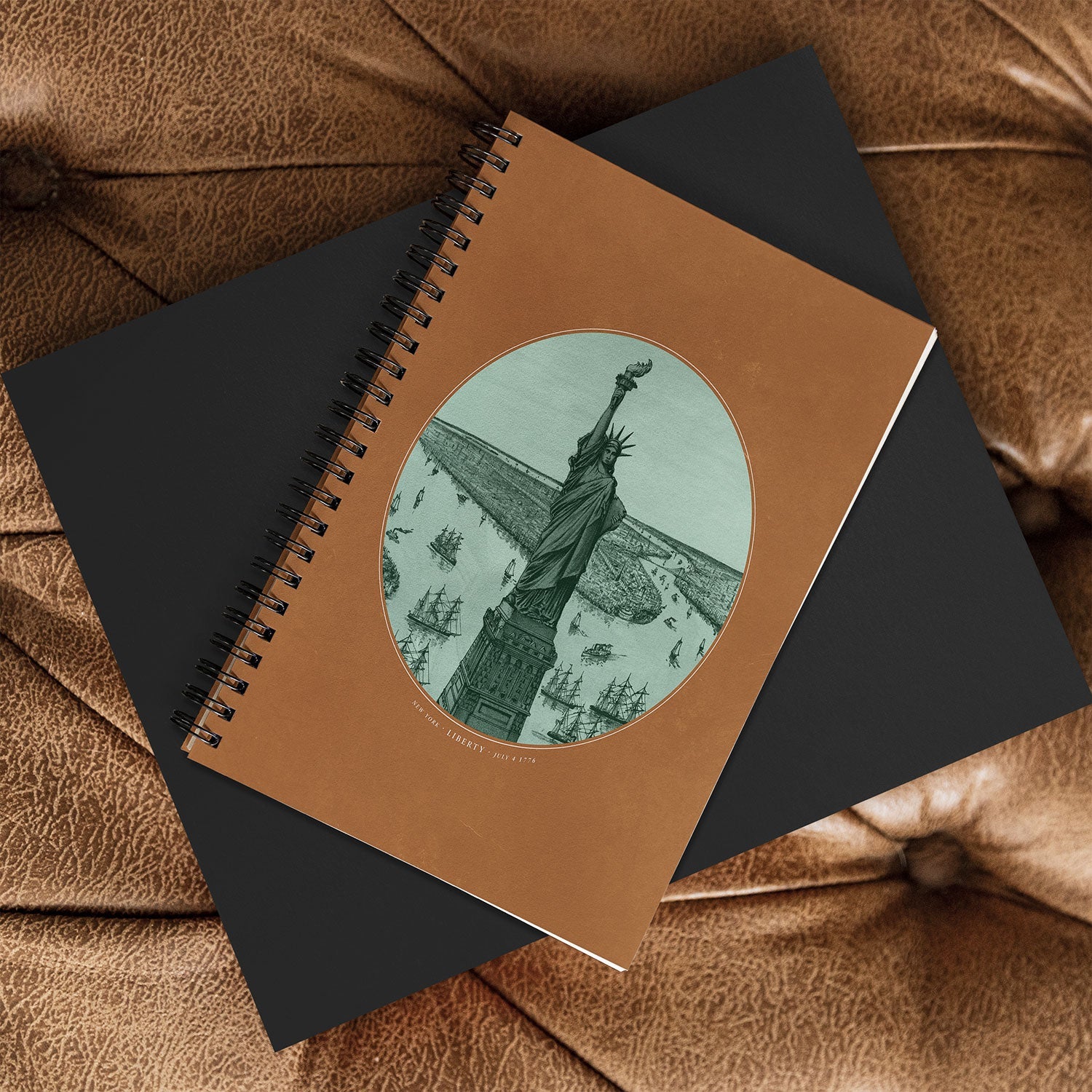 DENY Designs yonkers liberty Spiral Notebook
