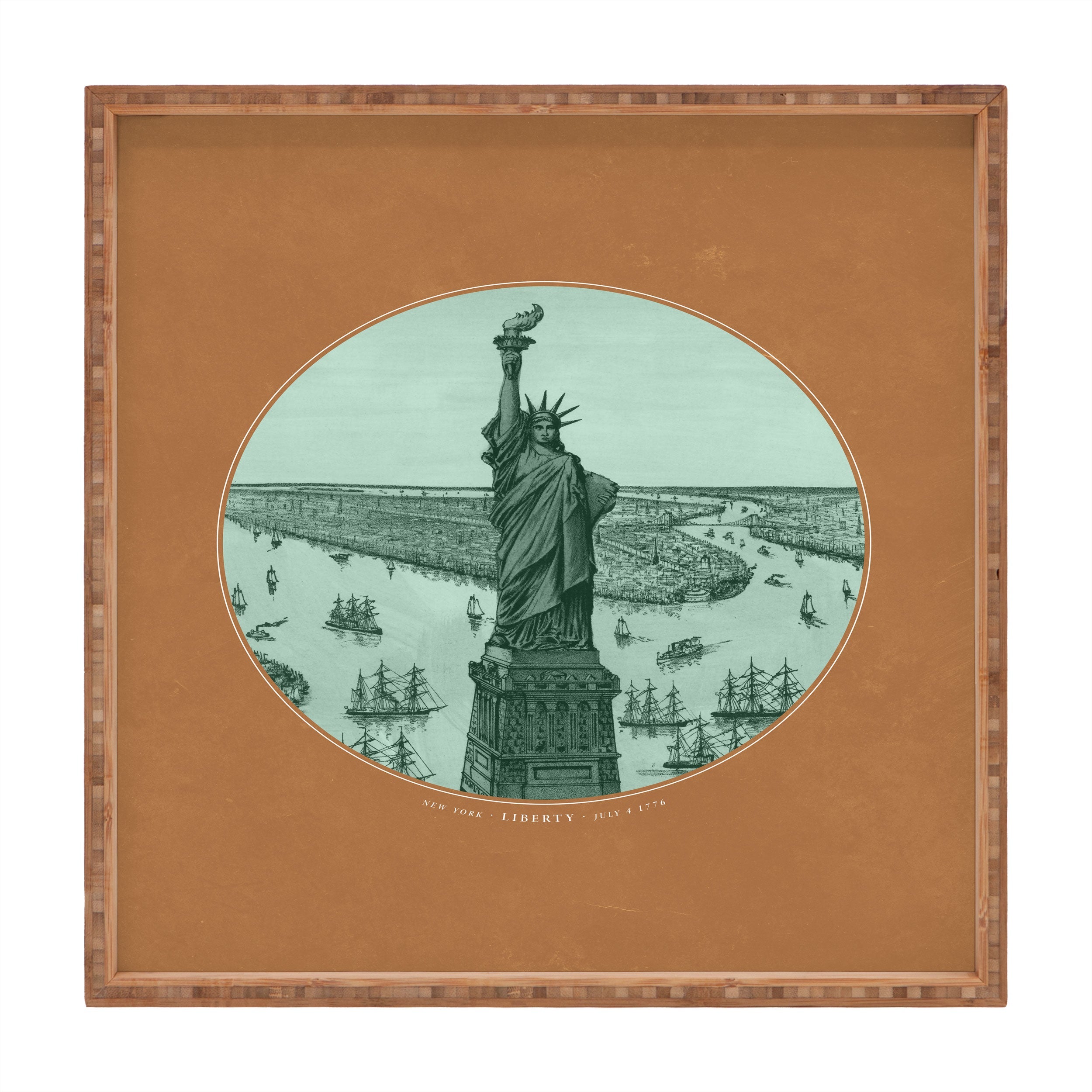 DENY Designs yonkers liberty Square Tray