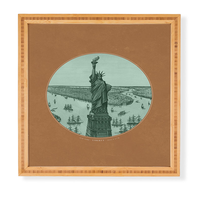 DENY Designs yonkers liberty Framed Wall Art
