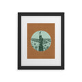 DENY Designs yonkers liberty Framed Art Print