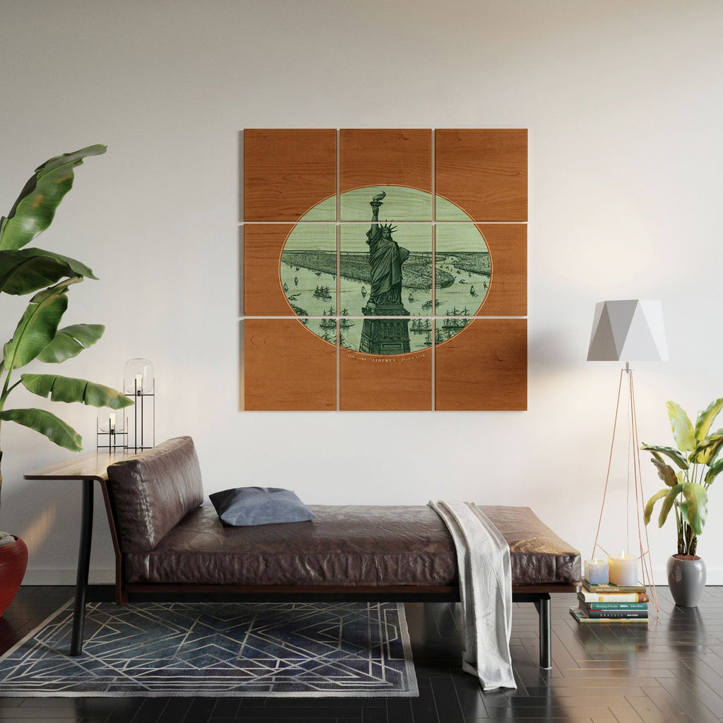 DENY Designs yonkers liberty Wood Wall Mural