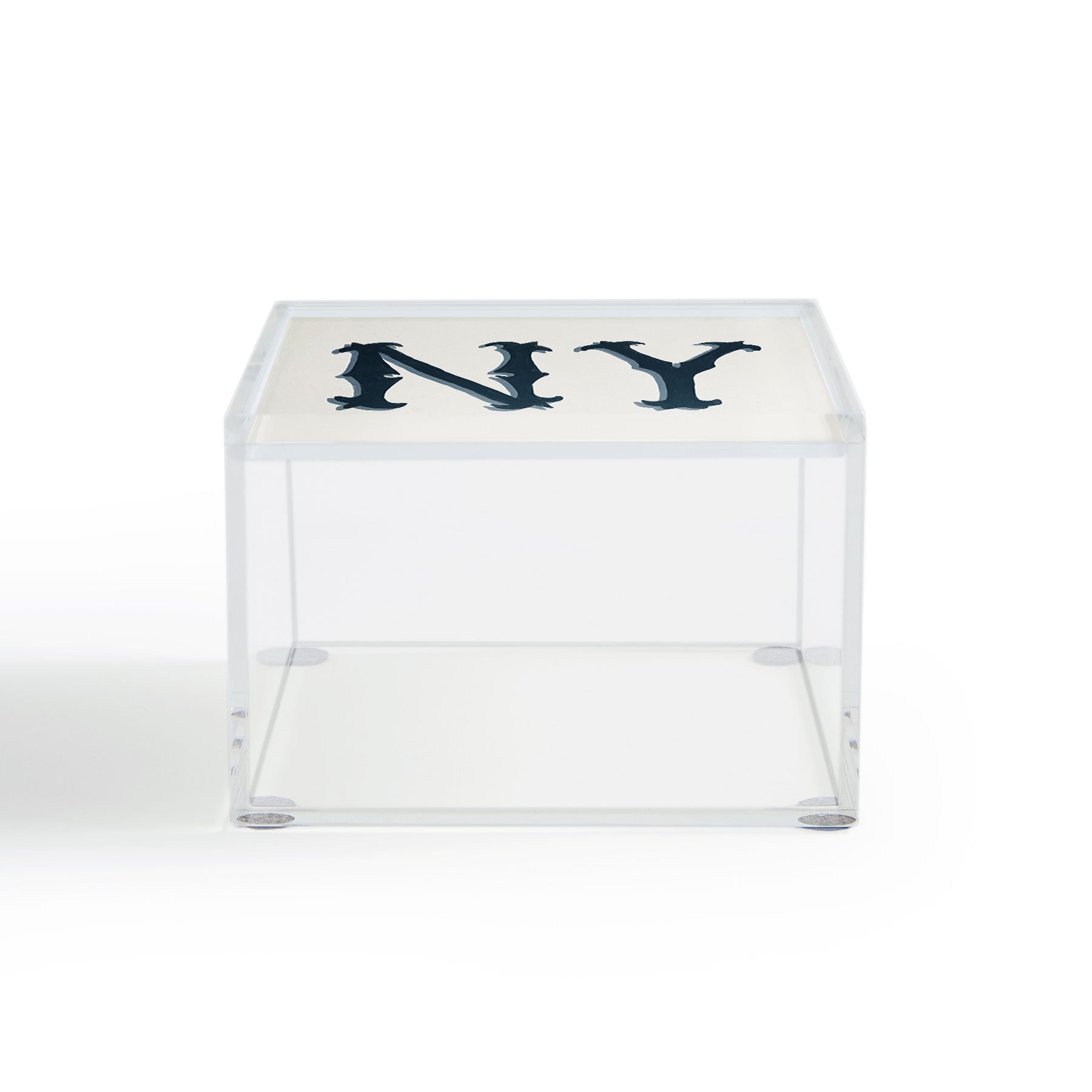 DENY Designs yonkers ny cream Acrylic Box