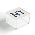 DENY Designs yonkers ny cream Acrylic Box